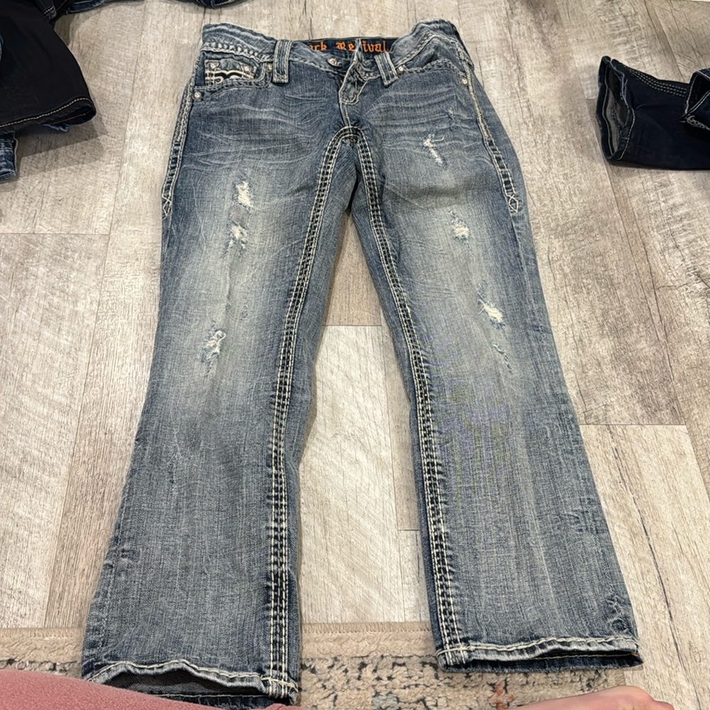 Rock revival capris